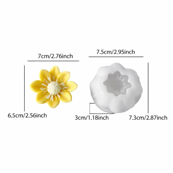 Silikonski kalup - tulipan